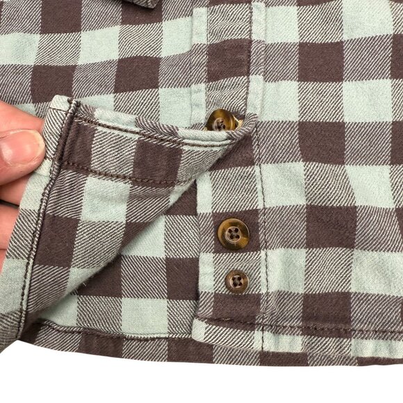 Women's CARHARTT Hamilton Stretch Flannel Button‎ Down Shirt #100714 | Size M - Picture 5 of 10